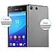 Custodia Compatibile Con Sony Xperia M5 In Grigio Metallico - Coperchio Protettivo In Silicone Tpu Flessibile - Foto miniatura 2