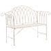 Panchina Da Giardino In Metallo Bianco 130 Cm Milazzo - Foto miniatura 6