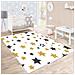 Tappeto Stampato Stars - Geometrico - Arredo - Antiscivolo - Da Soggiorno, Salotto, Camera - Multicolore In Poliestere, Cotone, 80 X 120 Cm - Foto miniatura 2