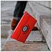 Custodia Huawei Mediapad M5 Lite Supporto Regolabile 360° - Rosso - Foto miniatura 3