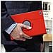 Custodia Huawei Mediapad M5 Lite Supporto Regolabile 360° - Rosso - Foto miniatura 4