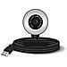 Webcam Usb 1080p Full Hd Ring Light Microfono Antirumore Plug And Play Nera - Foto miniatura 2