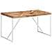 Tavolo Da Pranzo 140x70x76 Cm In Legno Massello Acacia E Mango - Foto miniatura 1