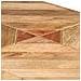 Tavolo Da Pranzo 140x70x76 Cm In Legno Massello Acacia E Mango - Foto miniatura 8