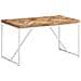 Tavolo Da Pranzo 140x70x76 Cm In Legno Massello Acacia E Mango - Foto miniatura 10