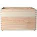 Xxl Grande Scatola In Legno | 40 X 30 X 24 Cm (+ / - 1 Cm) | Scatole Con Maniglie Cassetta Conteniore Portaoggetti Portagiochi | Ideale Per Decoupage Documenti E Attrezzi - Foto miniatura 2