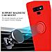 Custodia Compatibile Con Samsung Galaxy Note 9 In Liquid Rosso - Coperchio Protettivo In Silicone Tpu Flessibile Con Anello - Foto miniatura 8
