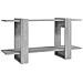 Libreria Grigio Marrone 100x30x51 Cm In Legno Multistrato - Foto miniatura 2