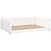 Cuccia per Cani Bianca 95,5x65,5x28cm in Legno Massello di Pino - Foto miniatura 1