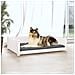 Cuccia per Cani Bianca 95,5x65,5x28cm in Legno Massello di Pino - Foto miniatura 2