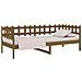 Dormeuse Marrone Miele 80x200 Cm In Legno Massello Di Pino - Foto miniatura 3
