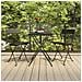 Set Pieghevole Da Bistrò 3 Pz Nero In Polyrattan - Foto miniatura 1