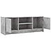 Mobile Porta Tv Grigio Cemento 102x30x37,5 Cm Legno Multistrato - Foto miniatura 6
