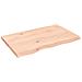 Ripiano a Parete 80x50x (2-4) cm Massello Rovere Non Trattato - Foto miniatura 1