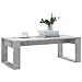 Tavolino Salotto Grigio Cemento 102x50x35 Cm Legno Multistrato - Foto miniatura 3