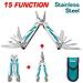 Utensile Multifunzione Pieghevole, 15 Pezzi (tfmft01151) - Foto miniatura 2