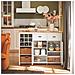 Isola Cucina Mobile Da Cucina Mobile Credenza Tavolo Da Bar Buffet Bianco Knl05-w - Foto miniatura 5