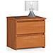 Comodino CL2, 2 cassetti, 40x35x40 cm, Colore Ontano - Foto miniatura 1