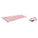 Tastiera e Mouse Wireless 00215376  (Layout Tedesco) Colore Rosa - Foto miniatura 2