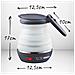Bollitore Elettrico MS 1375 0.6L Silicone 750w Colore Bianco - Foto miniatura 5