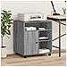 Supporto Per Stampante Con Ruote Grigio Sonoma 60x50x67 Cm - Foto miniatura 3