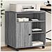 Supporto Per Stampante Con Ruote Grigio Sonoma 60x50x67 Cm - Foto miniatura 1
