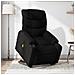 Poltrona Alzapersona Massaggiante Elettrica Nera In Tessuto - Foto miniatura 1
