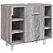 Set Mobili da Bagno 4 pz Grigio Sonoma in Legno Multistrato - Foto miniatura 8