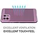 Custodia Back Cover Shell Rigida Antiscivolo Traforata Per Samsung Galaxy S23 Fe Purple - Foto miniatura 2