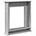 Cornice per Camino Grigio Sonoma 75x20x87,5 cm in Truciolato - Foto miniatura 6