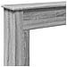 Cornice per Camino Grigio Sonoma 75x20x87,5 cm in Truciolato - Foto miniatura 7