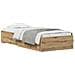 Struttura del Letto Rovere Artigianale 100x200 cm Legno Ingegnerizzato - Foto miniatura 1