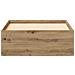 Struttura del Letto Rovere Artigianale 100x200 cm Legno Ingegnerizzato - Foto miniatura 6