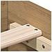 Struttura del Letto Rovere Artigianale 100x200 cm Legno Ingegnerizzato - Foto miniatura 9