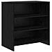 Credenza 3 pcs Rovere nero 70 x 41 x 75 cm Legno multistrato - Foto miniatura 5