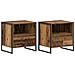 Comodino con cassetto 2 pcs Legno vecchio 50 x 39,5 x 50 cm - Foto miniatura 1