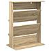 Scaffale per riviste Rovere Sonoma 70 x 41 x 96 cm - Foto miniatura 7