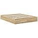 Letto con Contenitore con testiera Rovere Sonoma 160 x 200 cm - Foto miniatura 6