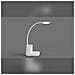 Lampada Da Scrivania Ricaricabile Con Portapenne - Dimmer Touch, Led Per Cura Occhi, Batteria Integrata, Dimmer Continuo E Memoria Luminosità, Bianco - Foto miniatura 5