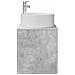 Mobile Lavabo da Parete Grigio Cemento 49,5 x 44,5 x 65,5 cm - Foto miniatura 3