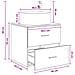 Mobile Lavabo da Parete Grigio Cemento 49,5 x 44,5 x 65,5 cm - Foto miniatura 8