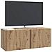 Mobile Porta TV da Muro Rovere Artigianale 78,5 x 31 x 30 cm - Foto miniatura 2