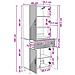 Set di armadi 2 pcs Legno antico 66 x 34,5 x 89,5 cm - Foto miniatura 8