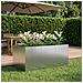 Vaso da giardino Argento 120 x 80 x 60 cm Acciaio zincato - Foto miniatura 2