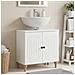 Armadio per Lavabo da Bagno ALKMAAR Bianco Lucido - Foto miniatura 2