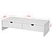 Supporto Monitor Pc Da Scrivania Organizer Scrivania Altezza 11 Cm, bianco, bbf02-w - Foto miniatura 3