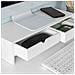Supporto Monitor Pc Da Scrivania Organizer Scrivania Altezza 11 Cm, bianco, bbf02-w - Foto miniatura 8
