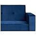 Divano Letto In Velluto Blu Navy Visnes - Foto miniatura 10