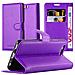Custodia Compatibile Con Huawei P10 Plus In Violetta Ametista - Coperchio Protettiva Con Chiusura Magnetica, Funzione Stand E Tasca Per Le Carte - Foto miniatura 5