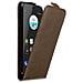 Custodia Compatibile Con Zte Blade V7 In Bruno Caffè - Coperchio Protettivo In Design Flip Con Chiusura Magnetica - Foto miniatura 3